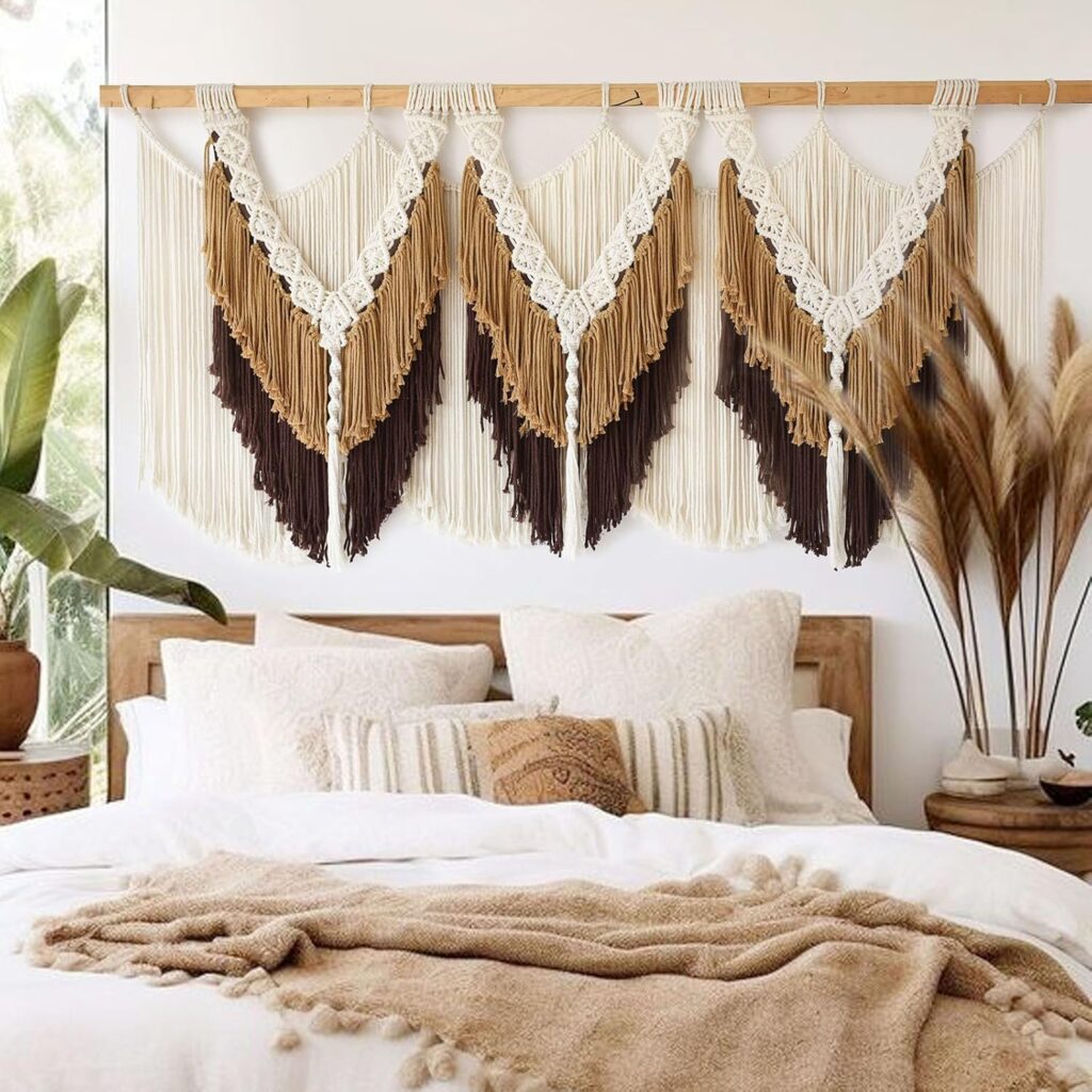 best boho wall hangings for a cozy bedroom